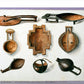 Fiji. Variety of Oil bowls - Art print