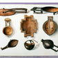 Fiji. Variety of Oil bowls - Art print