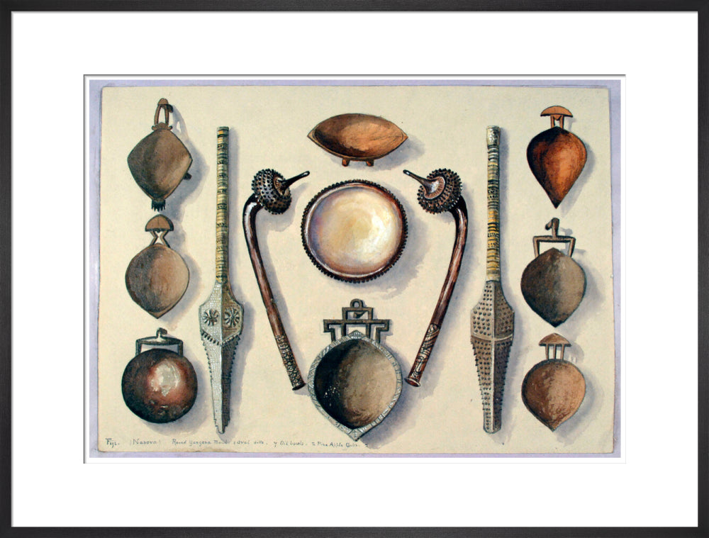 Bowls with four clubs - Art print
