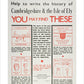 Cambridge and Ely Information poster - Art print
