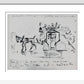The Curator's return from a Tunbridge sale in wet weather - Art print