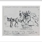 The Curator's return from a Tunbridge sale in wet weather - Art print