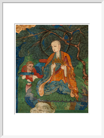 Thangka of Buddha preaching the dharma - Art print