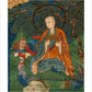 Thangka of Budda preaching the dharma - Art print