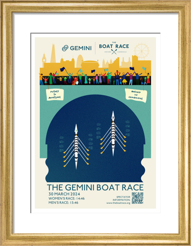 Official 2024 Gemini Boat Race Poster