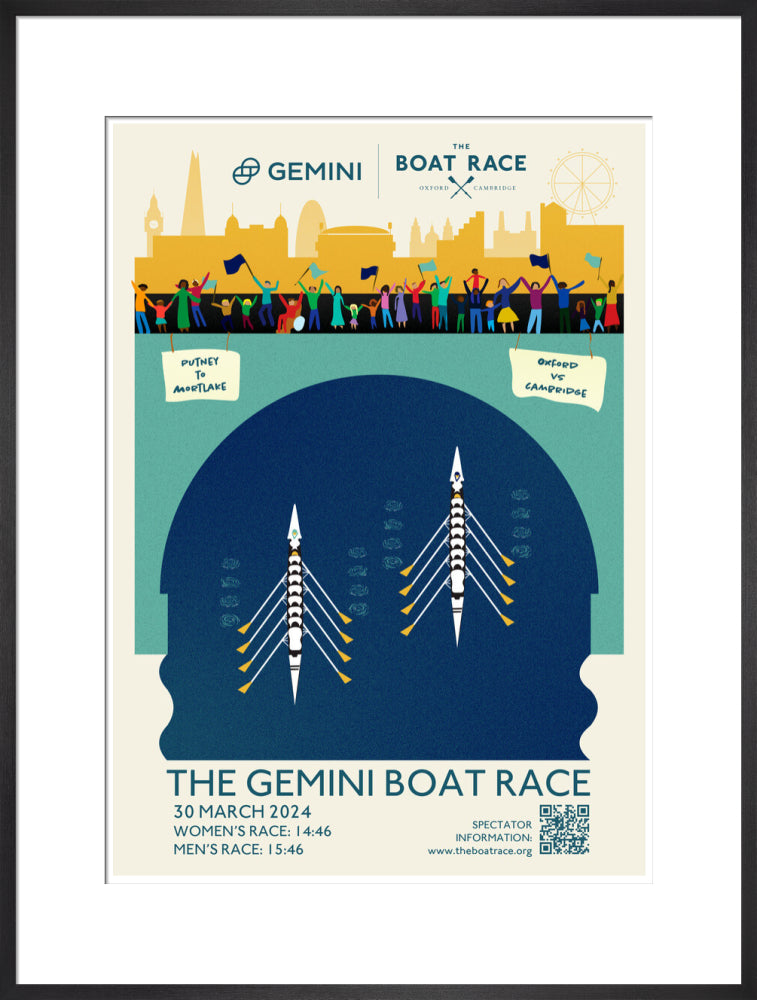 Official 2024 Gemini Boat Race Poster