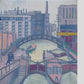 Lock on the Canal - Art print