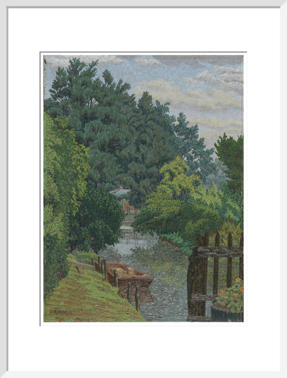 The Punt in the Mill Stream - Art print