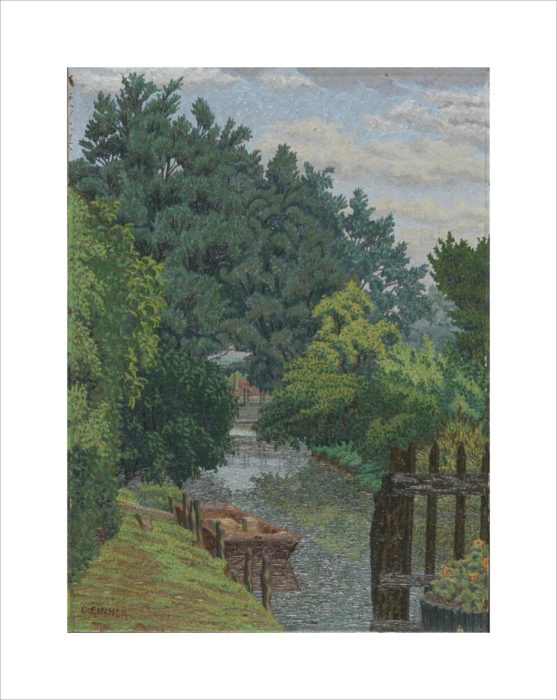 The Punt in the Mill Stream - Art print