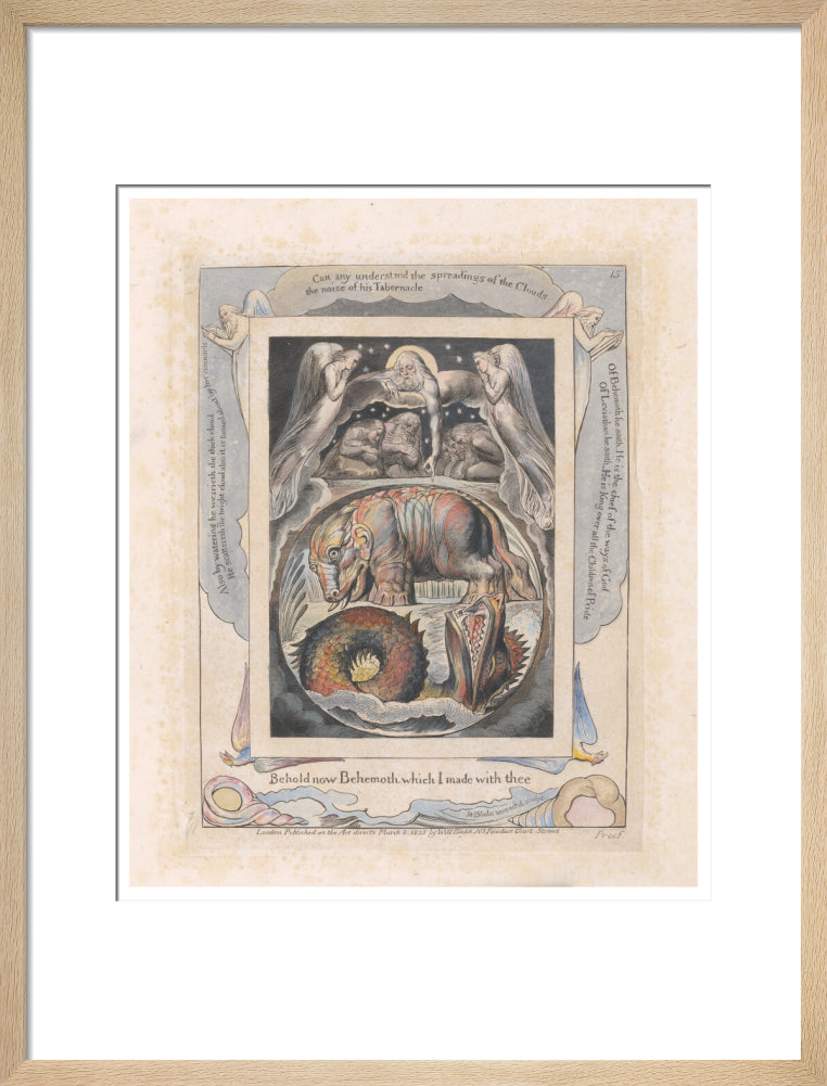 Behemoth and Leviathan - Art print