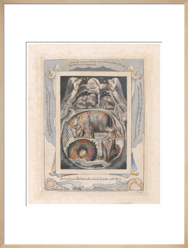 Behemoth and Leviathan - Art print