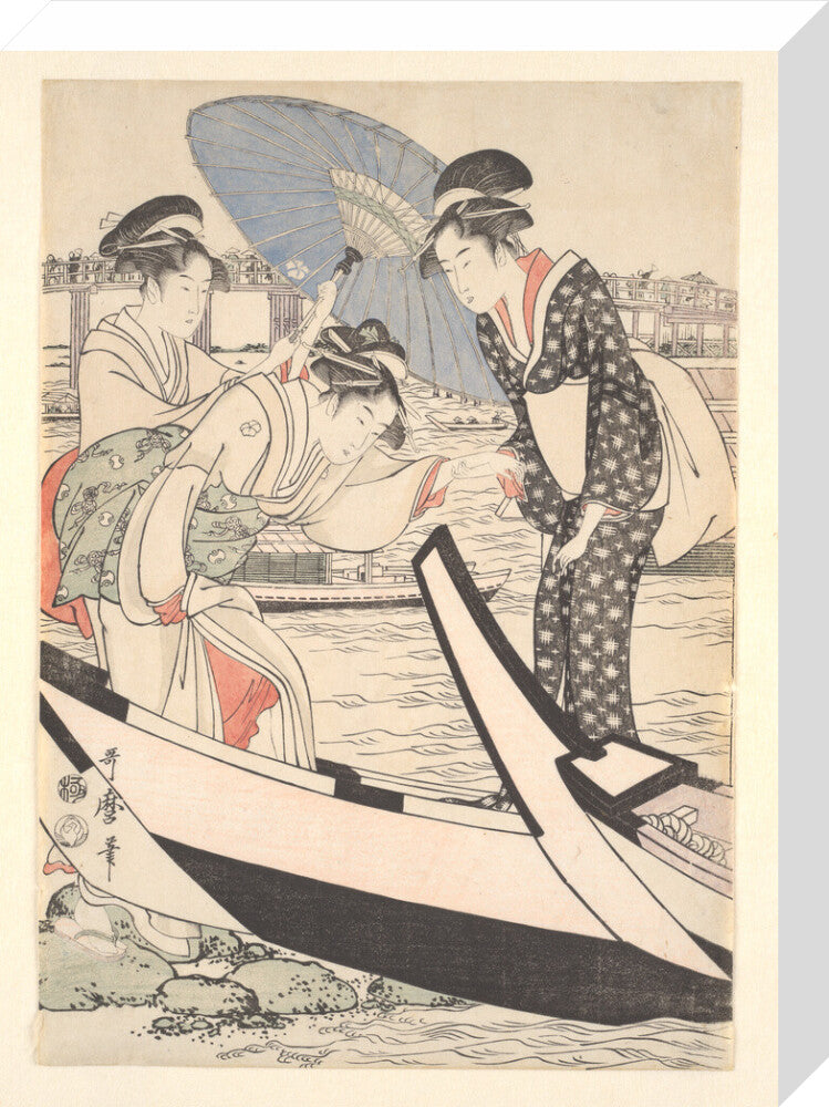 Boating on the Sumida - Art print