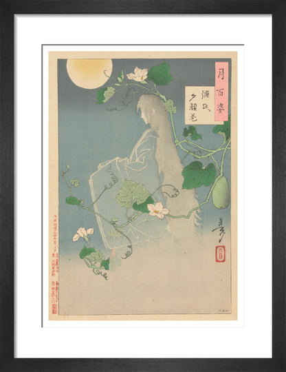The Yugao Chapter from The Tale of Genji - Art print