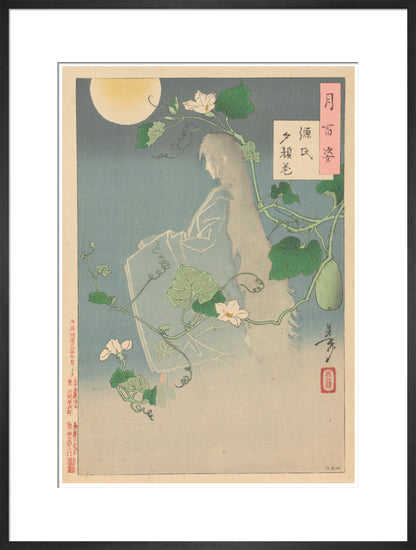 The Yugao Chapter from The Tale of Genji - Art print