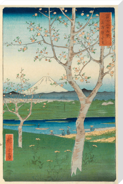 Fuji from Koshigaya - Art print