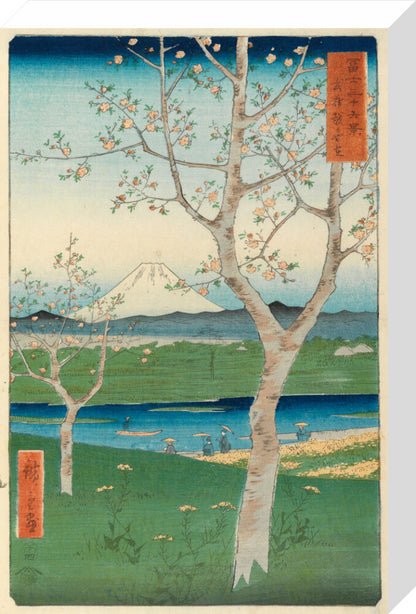 Fuji from Koshigaya - Art print