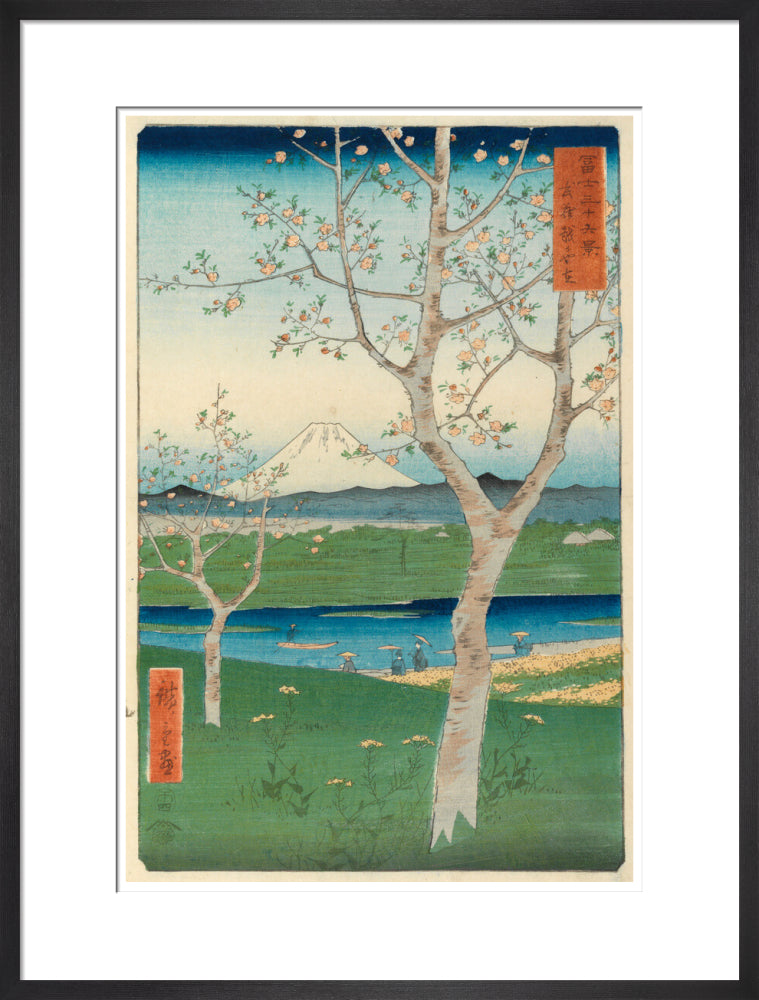 Fuji from Koshigaya - Art print