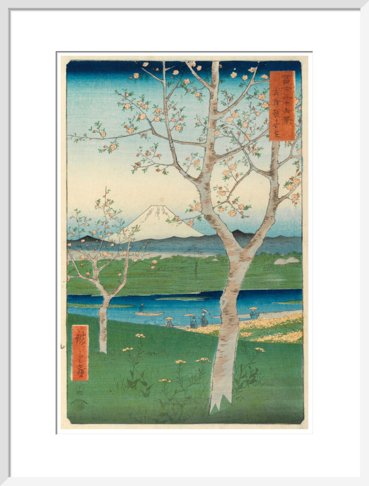 Fuji from Koshigaya - Art print