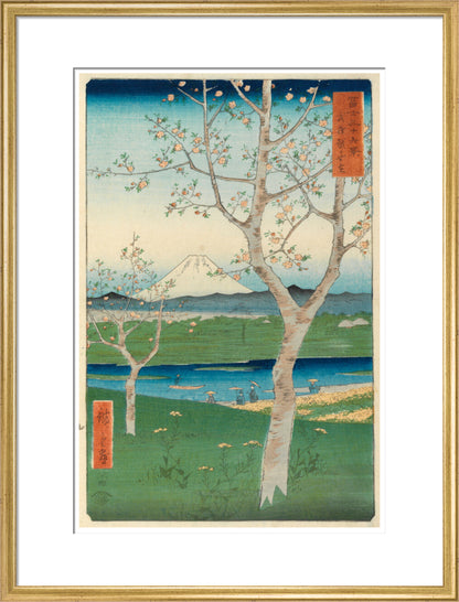 Fuji from Koshigaya - Art print