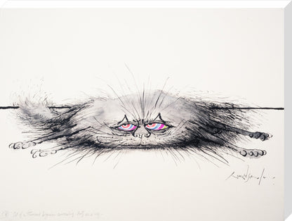 Cat of a Thousand Disguises Concealing Itself as a Rug - Art print