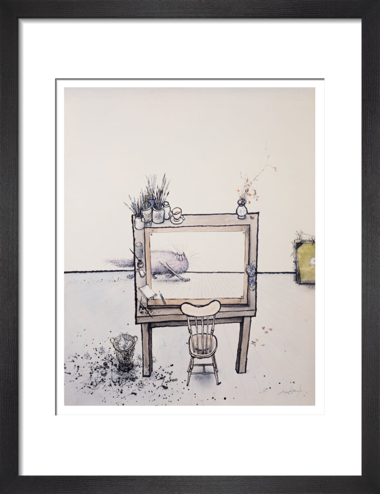 The Model - Art print