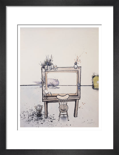 The Model - Art print