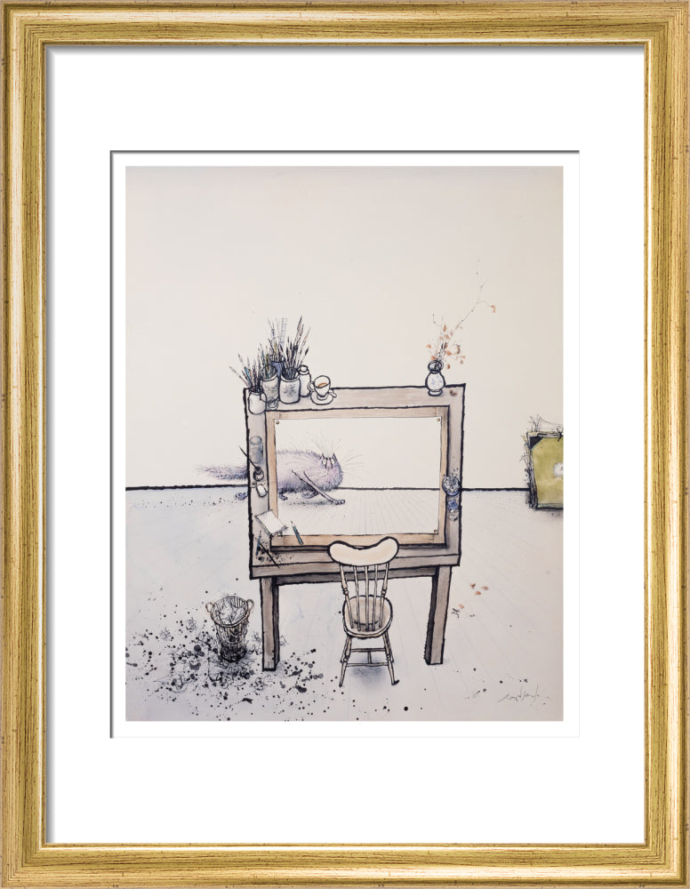 The Model - Art print