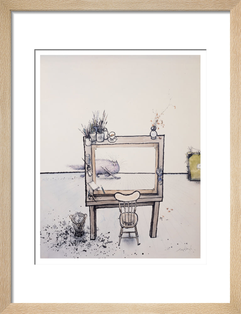 The Model - Art print