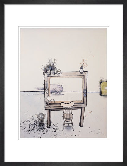 The Model - Art print