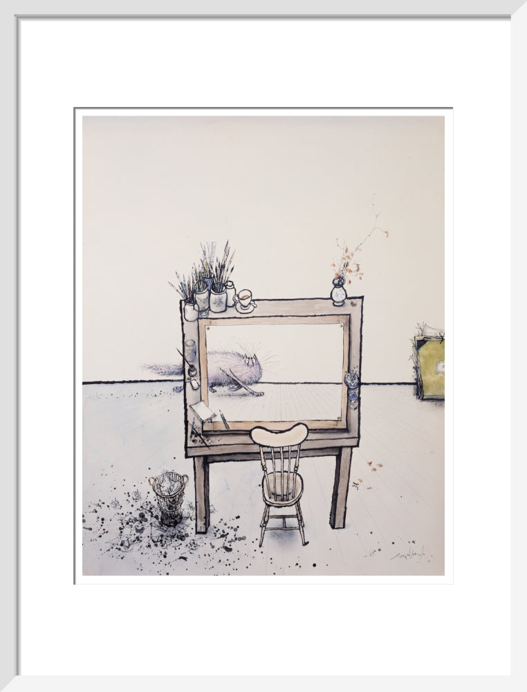 The Model - Art print