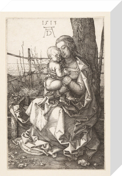 Virgin and Child Seated by a Tree - Art Print