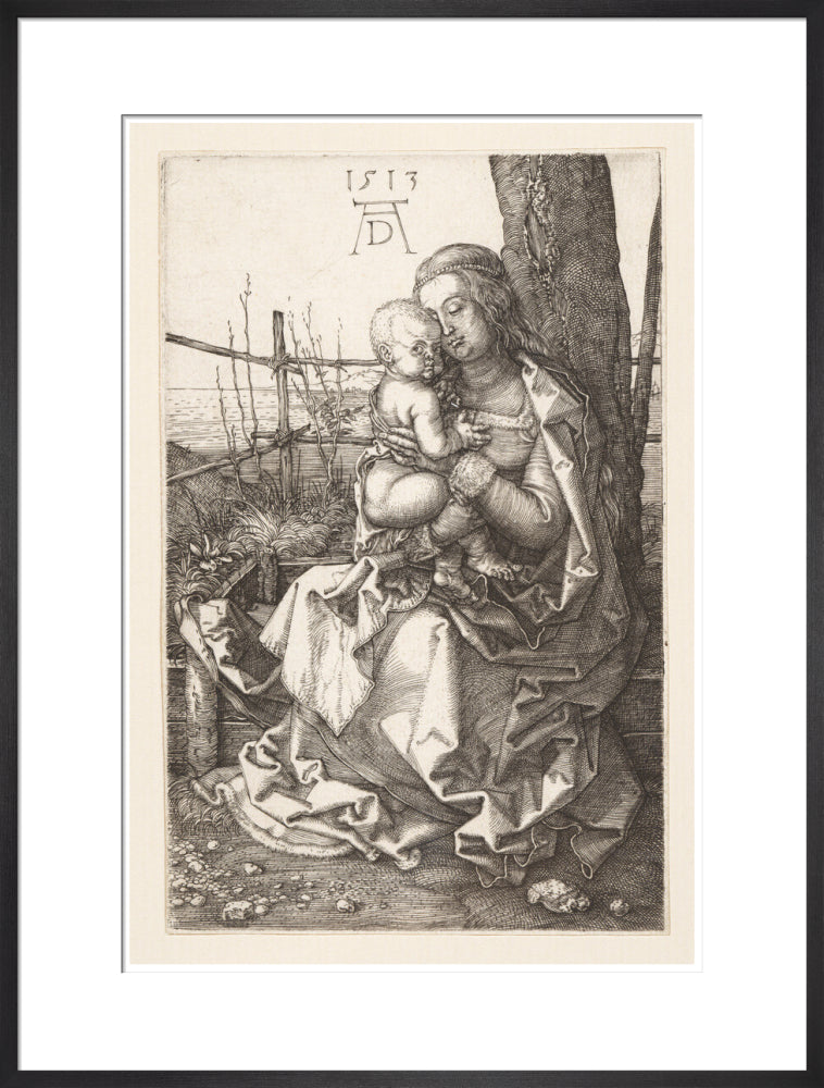 Virgin and Child Seated by a Tree - Art Print