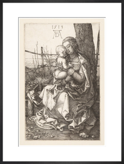 Virgin and Child Seated by a Tree - Art Print