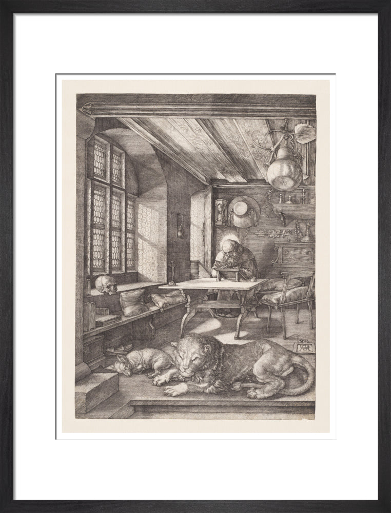 St Jerome in His Study - Art Print