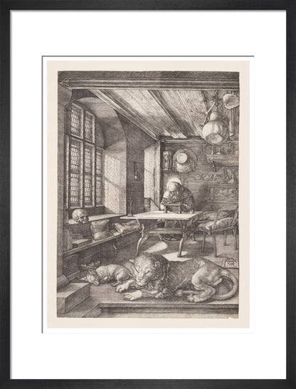 St Jerome in His Study - Art Print