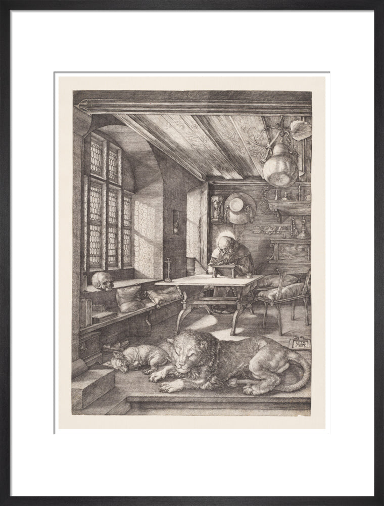 St Jerome in His Study - Art Print