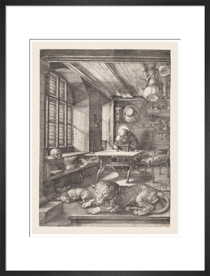 St Jerome in His Study - Art Print