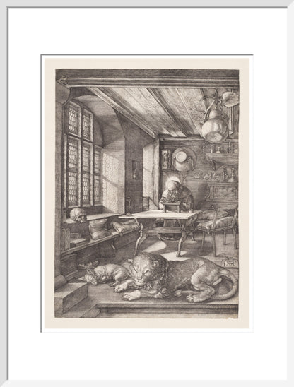 St Jerome in His Study - Art Print