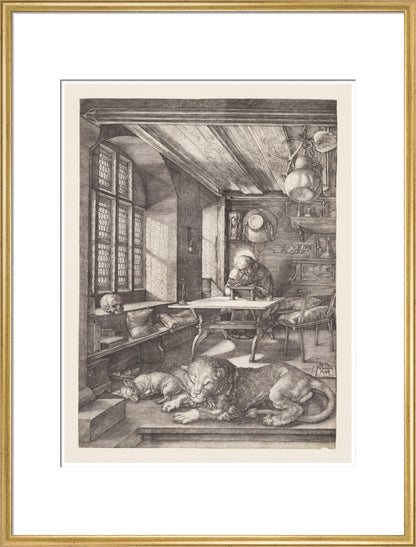 St Jerome in His Study - Art Print