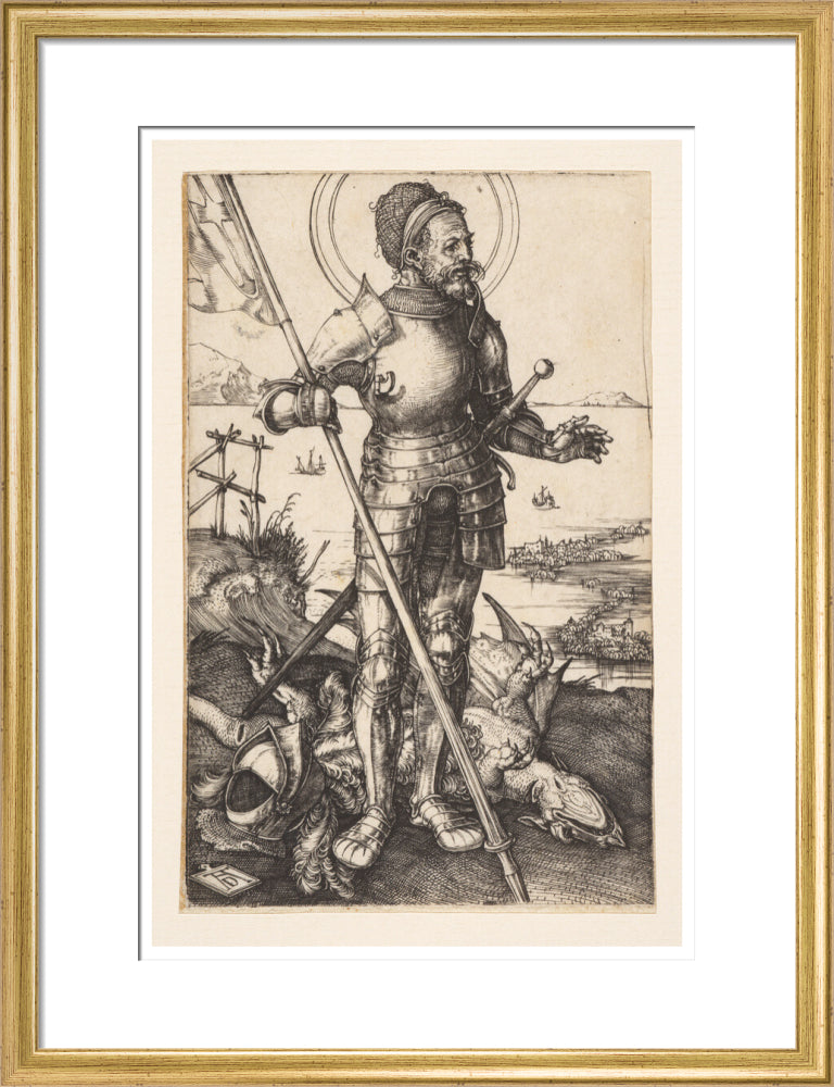 St George on Foot - Art Print