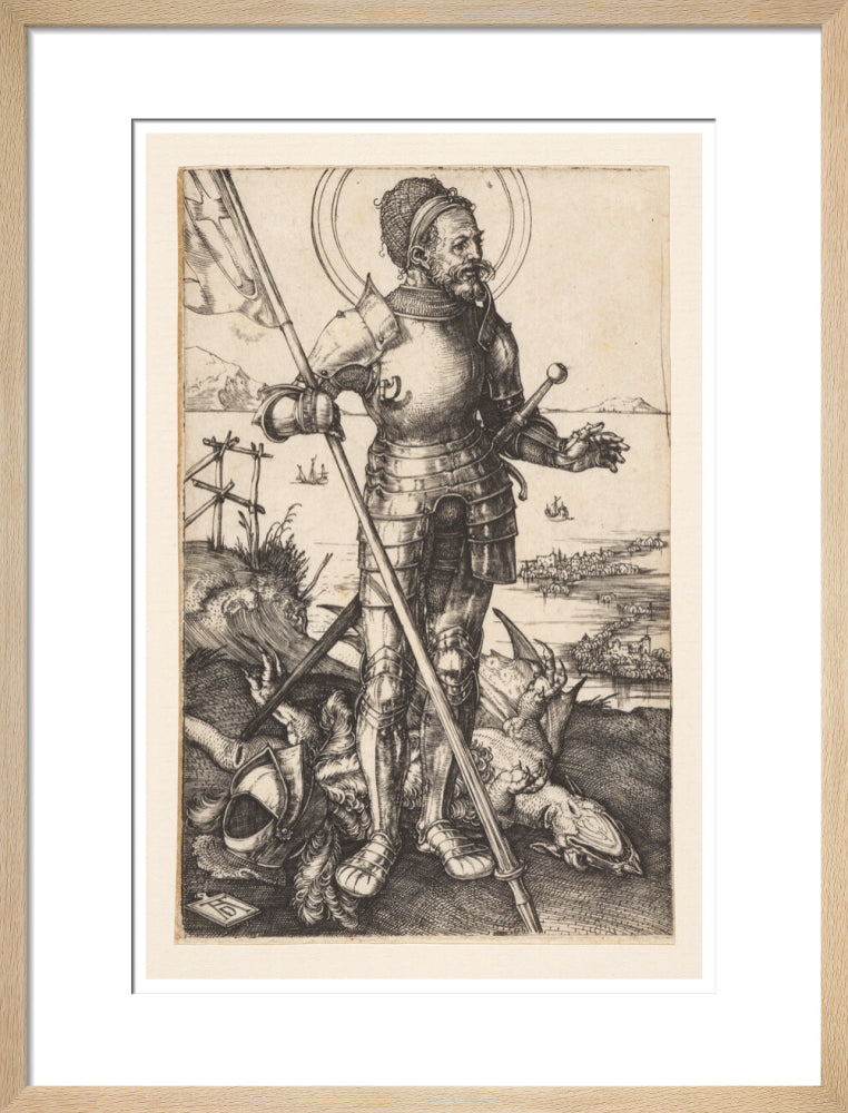 St George on Foot - Art Print
