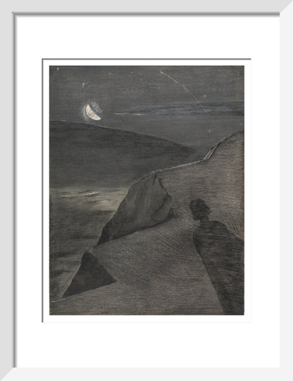 The cliff to the north - Art Print