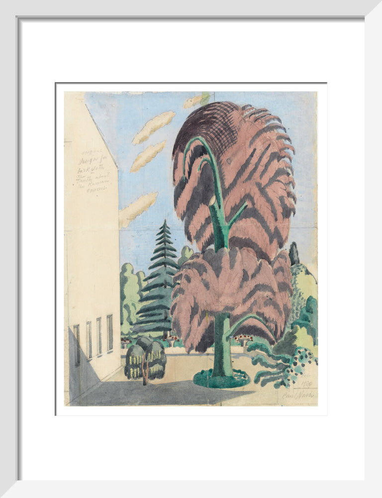 Design for backcloth, The Truth about the Russian Dancers - Art Print