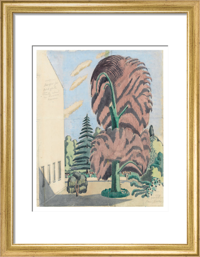 Design for backcloth, The Truth about the Russian Dancers - Art Print