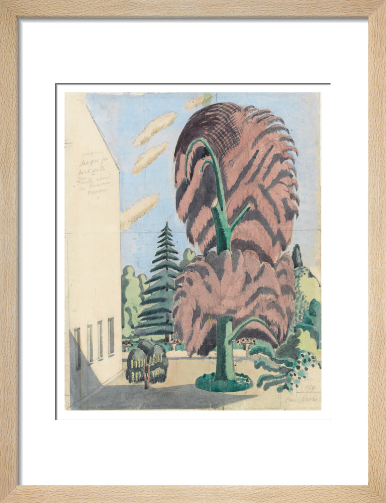Design for backcloth, The Truth about the Russian Dancers - Art Print