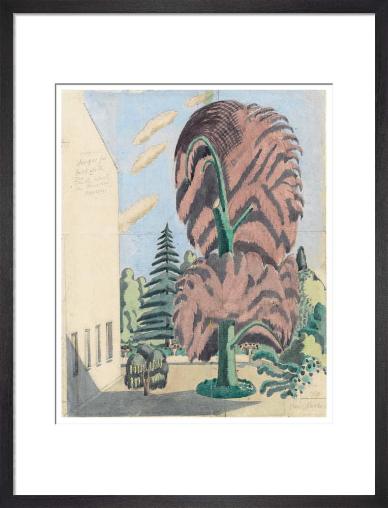Design for backcloth, The Truth about the Russian Dancers - Art Print