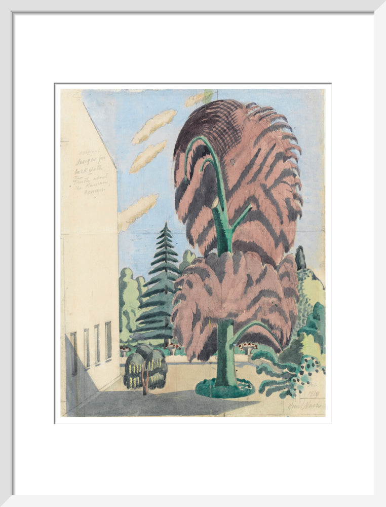 Design for backcloth, The Truth about the Russian Dancers - Art Print