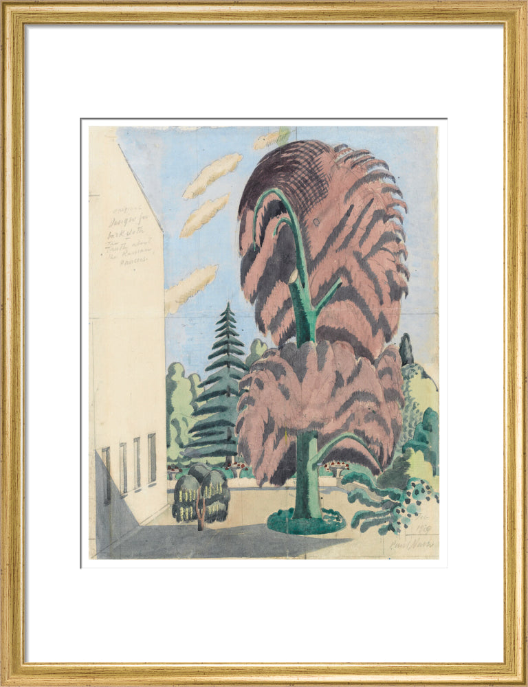 Design for backcloth, The Truth about the Russian Dancers - Art Print
