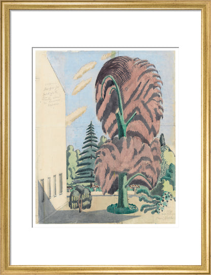 Design for backcloth, The Truth about the Russian Dancers - Art Print