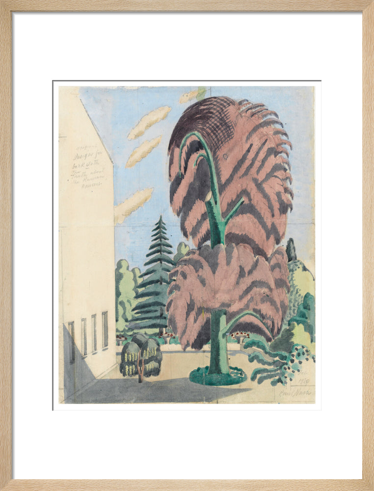 Design for backcloth, The Truth about the Russian Dancers - Art Print
